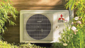 Mitsubishi ductless air conditioner.