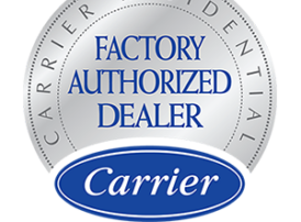 Carrier Factory Authorized Dealer Seal RSC Heating and Air Conditioning