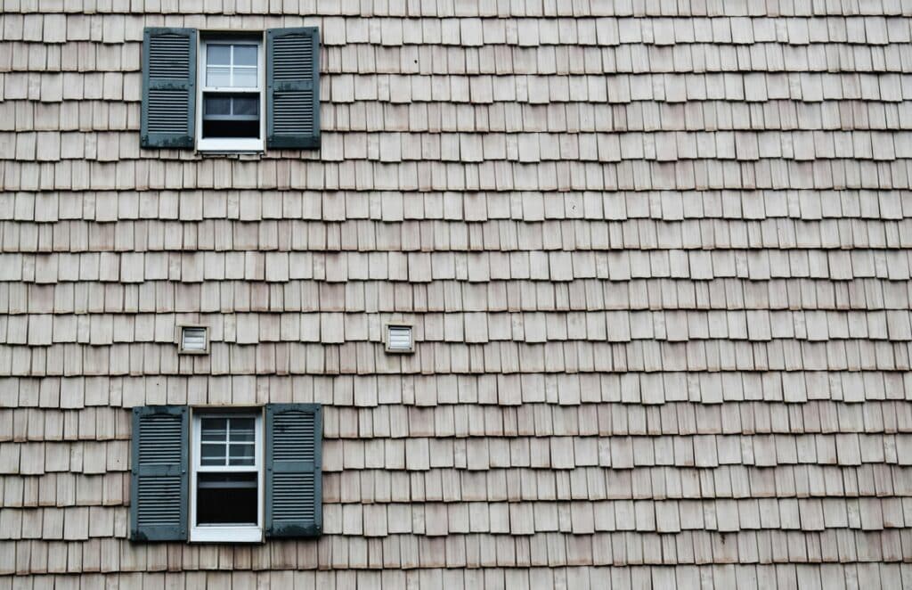 Side of house where AC Units could be installed.